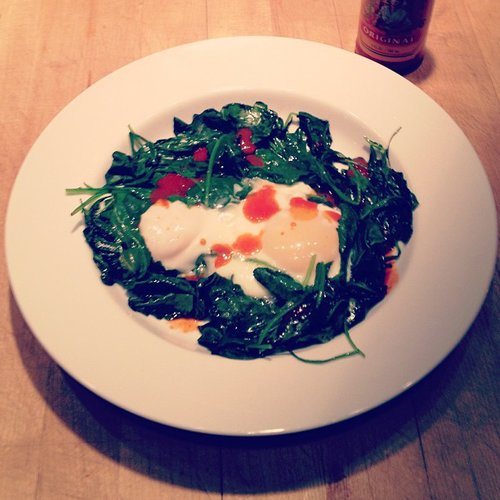 Kale and Egg Dish Kale and Egg Dish