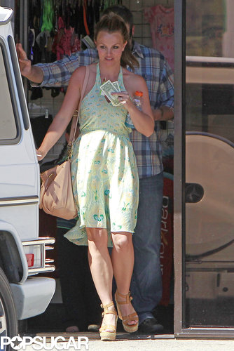 Britney Sports a Sundress For an Outing With Her Rumored New Beau and Boys Britney Sports a Sundress For an Outing With Her Rumored New Beau and Boys