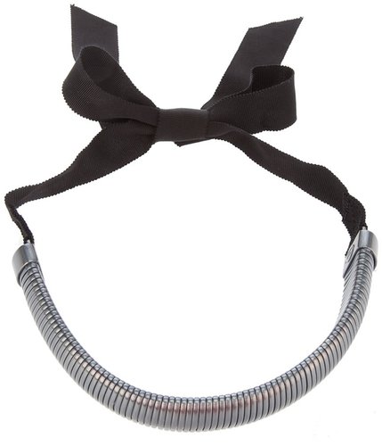Lanvin bow fastening necklace
