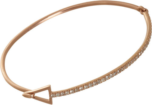 Eva Fehren Champagne Diamond Arrow Bracelet