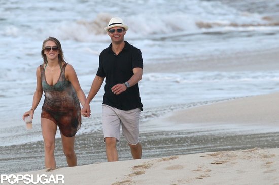 Ryan Seacrest and Julianne Hough held hands on the beach in St. Barts in January 2012.
Ryan Seacrest and Julianne Hough held hands on the beach in St. Barts in January 2012.