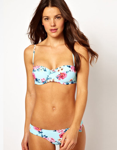 Seafolly Rococo Rose Bustier Bra Bikini Top