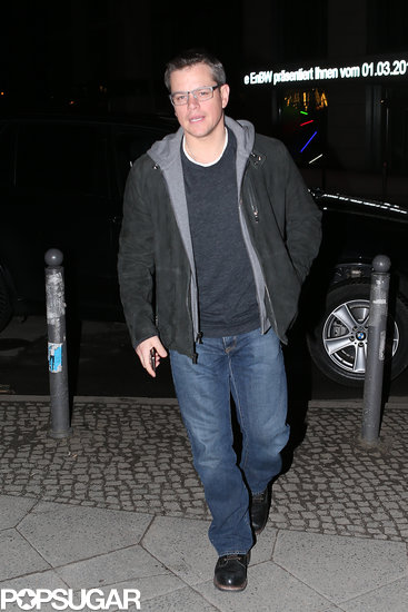 Matt Damon joined George Clooney and Stacy Keibler for dinner.
Matt Damon joined George Clooney and Stacy Keibler for dinner.