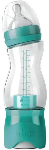 B. Box Essential Baby Bottle - Aqua - 8 oz