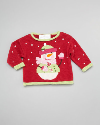 Art Walk Snowman Holiday Sweater, Sizes 2T-4T