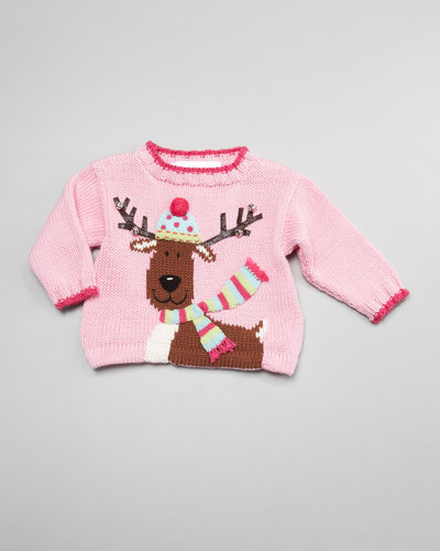 Art Walk Reindeer Holiday Sweater