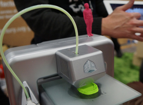 One of the 3D printers at FabCafe in Tokyo.
One of the 3D printers at FabCafe in Tokyo.