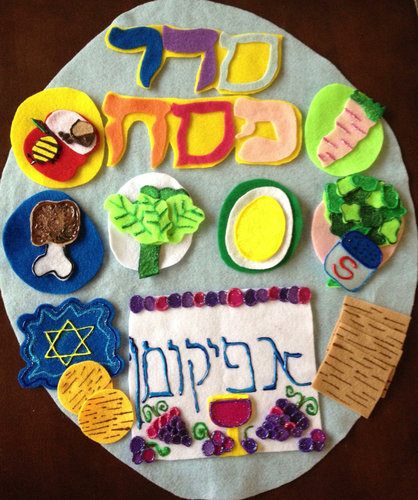 Felt Seder Board Felt Seder Board