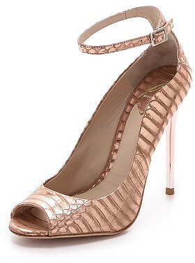 B brian atwood Leida Metallic Pumps