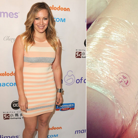 Hilary Duff added another tattoo to her collection in March when she got matching ink with her best friend. She took to Twitter to announce, "Getting our bestie tats. Love you forever and always."
Source: Getty, Instagram user HilaryDuff
Hilary Duff added another tattoo to her collection in March when she got matching ink with her best friend. She took to Twitter to announce, "Getting our bestie tats. Love you forever and always."
Source: Getty, Instagram user HilaryDuff
