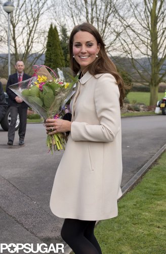 Kate Middleton Shines in White For an Official Visit With Prince William Kate Middleton Shines in White For an Official Visit With Prince William