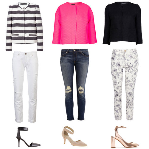 How to Wear a Cropped Jacket | Spring 2013