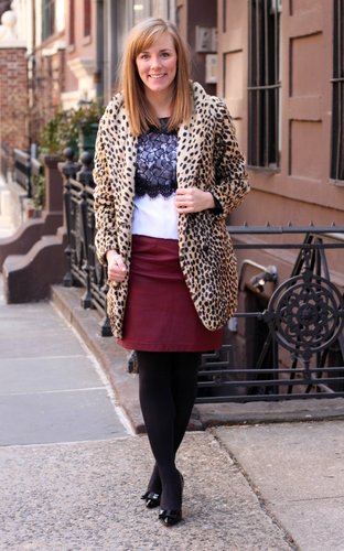 Leopard Leather and Lace