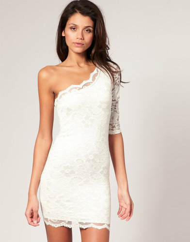 ASOS Lace One Sleeve Body-Conscious Dress