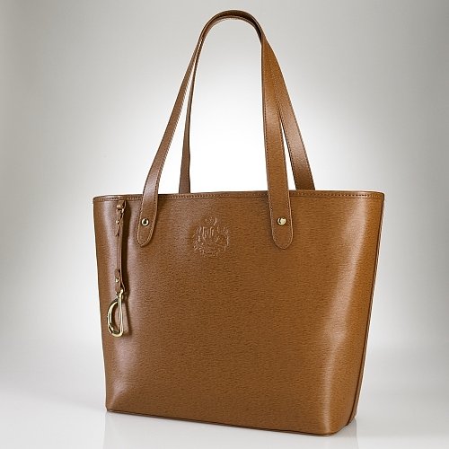 Ralph Lauren Newbury Leather Classic Tote