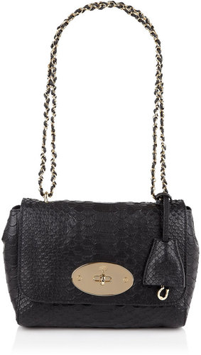 Mulberry Black Lily With Chain Strap