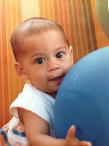 "My parents say that people were always confusing me for a baby boy, and this picture explains why!" — Lisa Horten, associate editor, POPSUGAR Moms
"My parents say that people were always confusing me for a baby boy, and this picture explains why!" — Lisa Horten, associate editor, POPSUGAR Moms