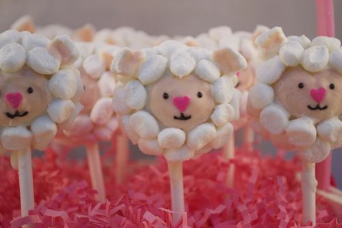 Easter Lamb Cake Pops Easter Lamb Cake Pops