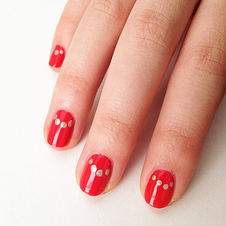 Easy Half-Moon Manicure Idea