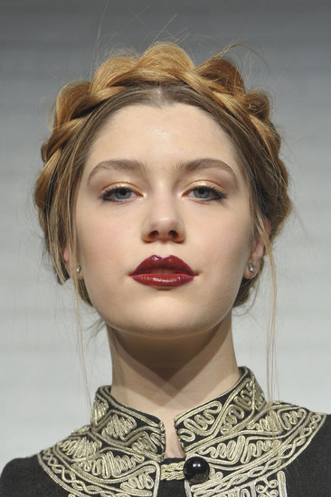 The classic milkmaid braid, like this one at Alice + Olivia, is so versatile, it can be worn casually or for a more formal affair.
The classic milkmaid braid, like this one at Alice + Olivia, is so versatile, it can be worn casually or for a more formal affair.