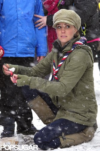 Kate Middleton Cracks Up by a Campfire With Cub Scouts Kate Middleton Cracks Up by a Campfire With Cub Scouts