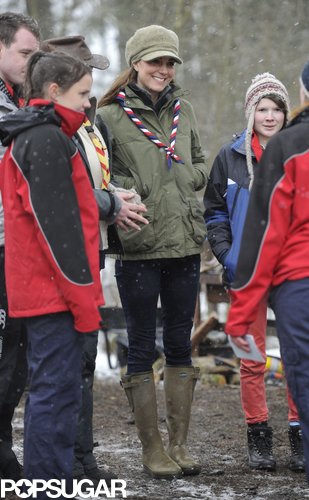 Kate Middleton Cracks Up by a Campfire With Cub Scouts Kate Middleton Cracks Up by a Campfire With Cub Scouts