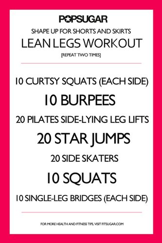 Printable Shorts Workout