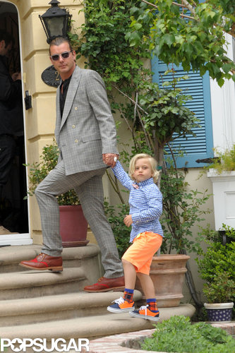 Gavin Rossdale and Zuma dressed up for Easter Sunday at the home of Gwen Stefani's mother in LA.
Gavin Rossdale and Zuma dressed up for Easter Sunday at the home of Gwen Stefani's mother in LA.
