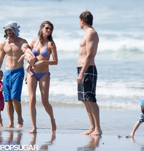 Bikini-Clad Gisele Hits the Beach With Shirtless Tom, Baby Vivian, Jack, and Ben Bikini-Clad Gisele Hits the Beach With Shirtless Tom, Baby Vivian, Jack, and Ben