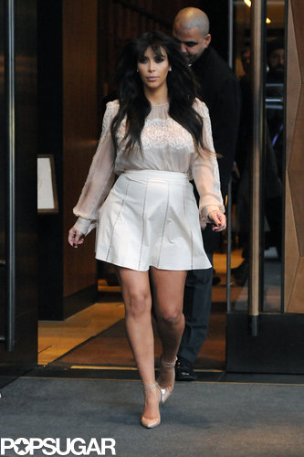 Kim Kardashian Shows Her Bump in Three Sexy Styles Kim Kardashian Shows Her Bump in Three Sexy Styles