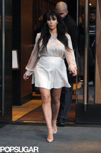 Kim Kardashian Shows Her Bump in Three Sexy Styles Kim Kardashian Shows Her Bump in Three Sexy Styles