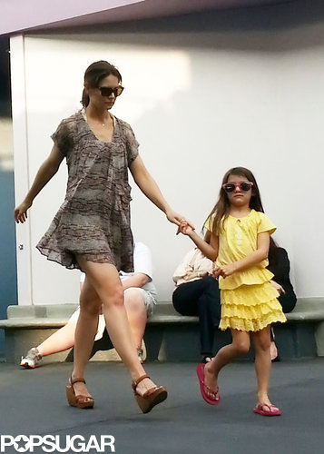 Katie Holmes and Suri visited Disney World.
Katie Holmes and Suri visited Disney World.