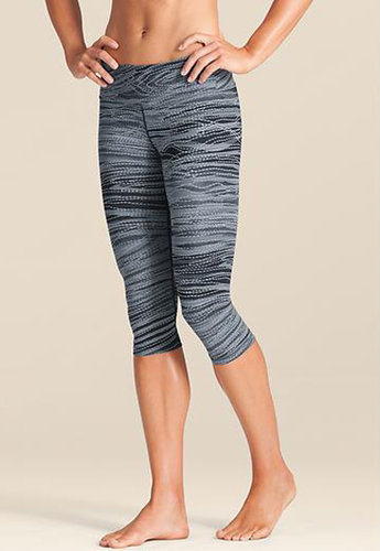 The heatwave print of these Inside Track knickers ($69) welcomes the hot weather, but the cropped length will help you beat the heat during tough outdoor workouts.
The heatwave print of these Inside Track knickers ($69) welcomes the hot weather, but the cropped length will help you beat the heat during tough outdoor workouts.