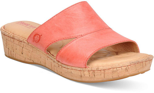 Born Women's Shoes, Andra Platform Wedge Sandals