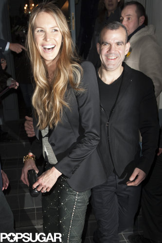 Elle Macpherson had a huge smile as she left the event.
Elle Macpherson had a huge smile as she left the event.