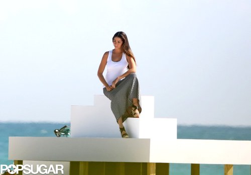 Camila Alves Strikes a Pose For a Miami Beach Shoot Camila Alves Strikes a Pose For a Miami Beach Shoot