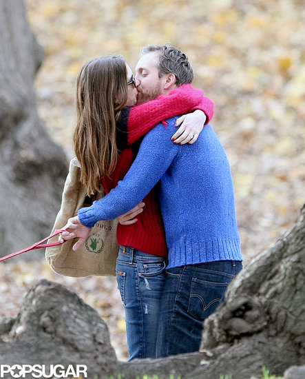 Anne Hathaway and Adam Shulman kissed during a sweet NYC photo op that revealed her engagement ring — and their exciting news — in November 2011.
Anne Hathaway and Adam Shulman kissed during a sweet NYC photo op that revealed her engagement ring — and their exciting news — in November 2011.