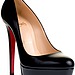 Christian Louboutin Bianca 140 black leather pump