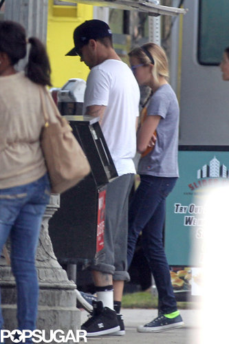 Ryan Phillippe and Ava Phillippe got lunch at a food truck in LA on Friday.
Ryan Phillippe and Ava Phillippe got lunch at a food truck in LA on Friday.