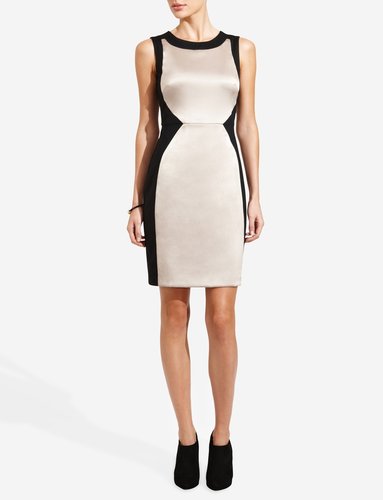 Colorblock Hourglass Sheath Dress
