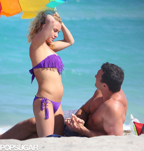 Hayden Panettiere wore a bikini on the sand with Wladimir Klitschko.
Hayden Panettiere wore a bikini on the sand with Wladimir Klitschko.