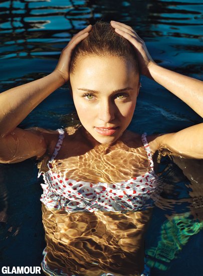 Hayden Panettiere wore a bikini for Glamour's May issue.
Hayden Panettiere wore a bikini for Glamour's May issue.