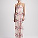 Alice + Olivia Kiernan Floral Strapless Maxi Dress