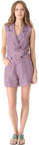 10 crosby derek lam Diamond Open Back Romper