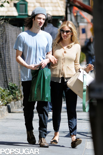Sienna Miller and Tom Sturridge Hold Each Other Tight on a Lunch Date Sienna Miller and Tom Sturridge Hold Each Other Tight on a Lunch Date