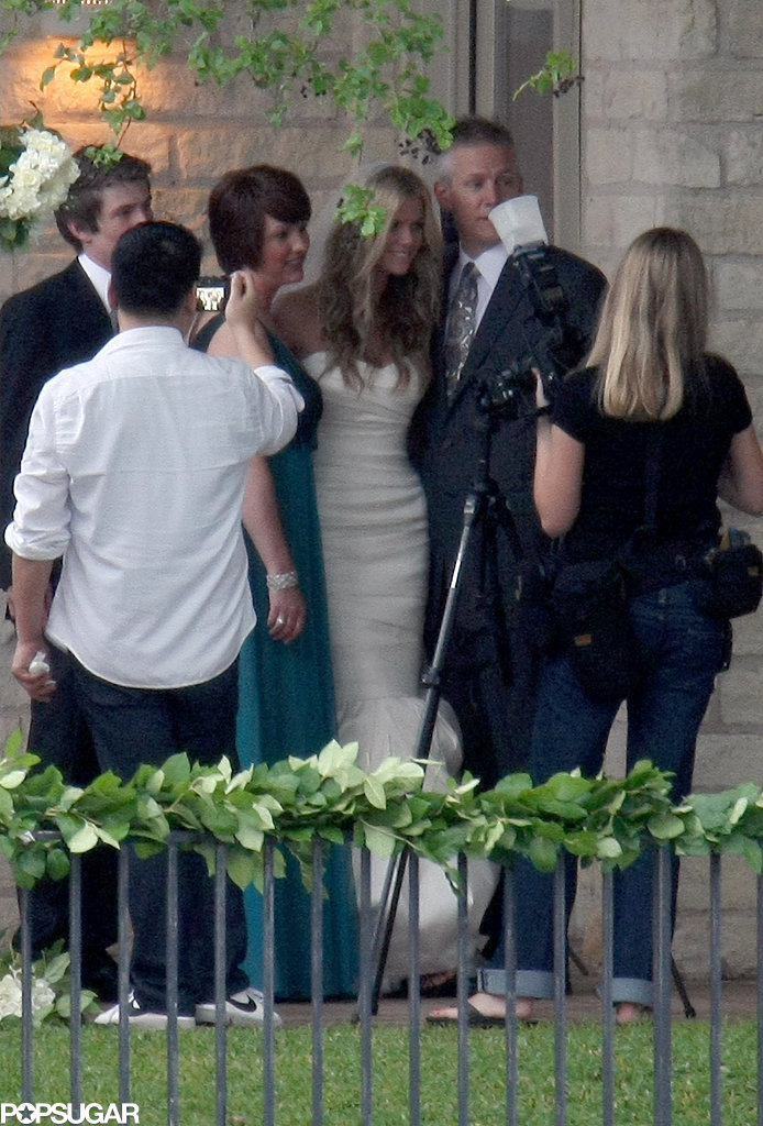 Brooklyn Decker wore white for her big day with husband Andy Roddick in April of 2009 in Texas.
Brooklyn Decker wore white for her big day with husband Andy Roddick in April of 2009 in Texas.
