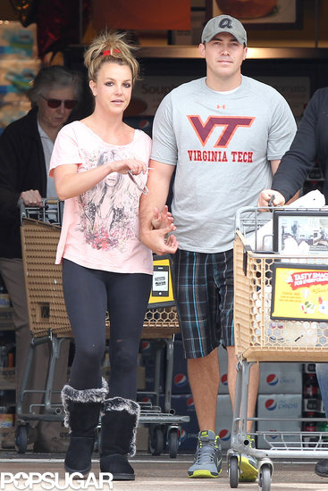 Britney Spears Shows PDA With Her New Guy Britney Spears Shows PDA With Her New Guy