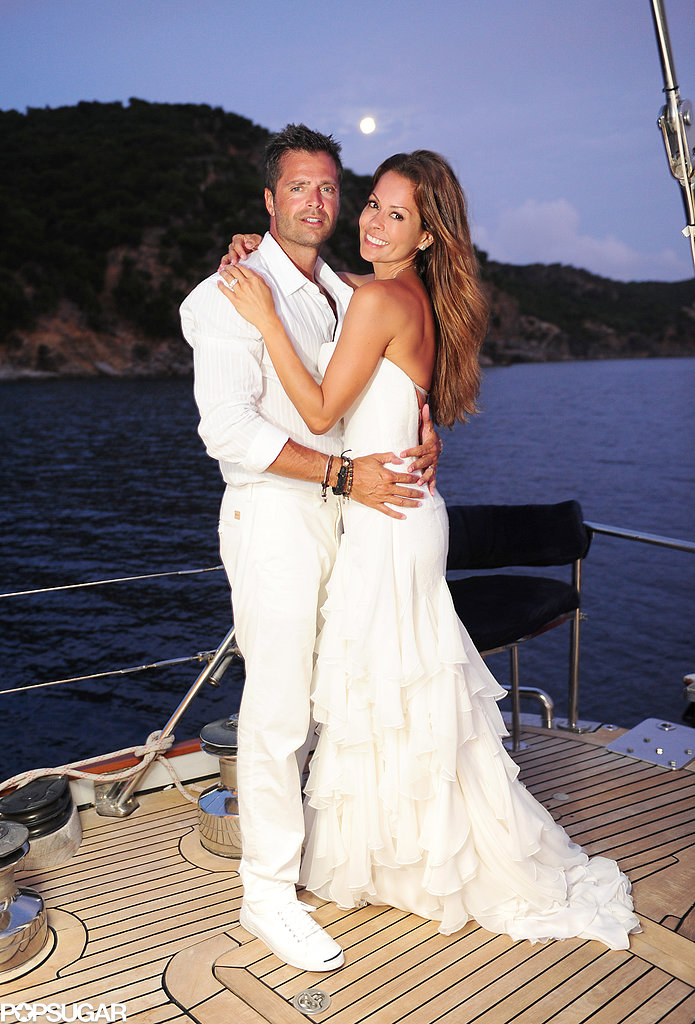 Brooke Burke and David Charvet wed in August 2011 in St. Barts.
Brooke Burke and David Charvet wed in August 2011 in St. Barts.