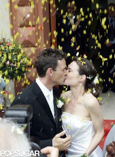 Claire Forlani and Dougray Scott wed June 2007 in Italy.
Claire Forlani and Dougray Scott wed June 2007 in Italy.