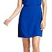 Colorblocked Blouson Crepe Dress